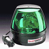 Green Flashing Emergency Light